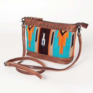 American Darling Cross Body Saddle Blanket Genuine Leather Western Women Bag Handbag Purse | Travel Bags College Casual